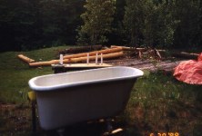The tub in daylight