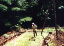Mowing inside the house